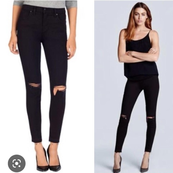 JBrand Alana High Rise Crop Jeans in Offbeat - Picture 2 of 5
